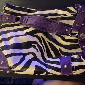 Zebra Striped Purse